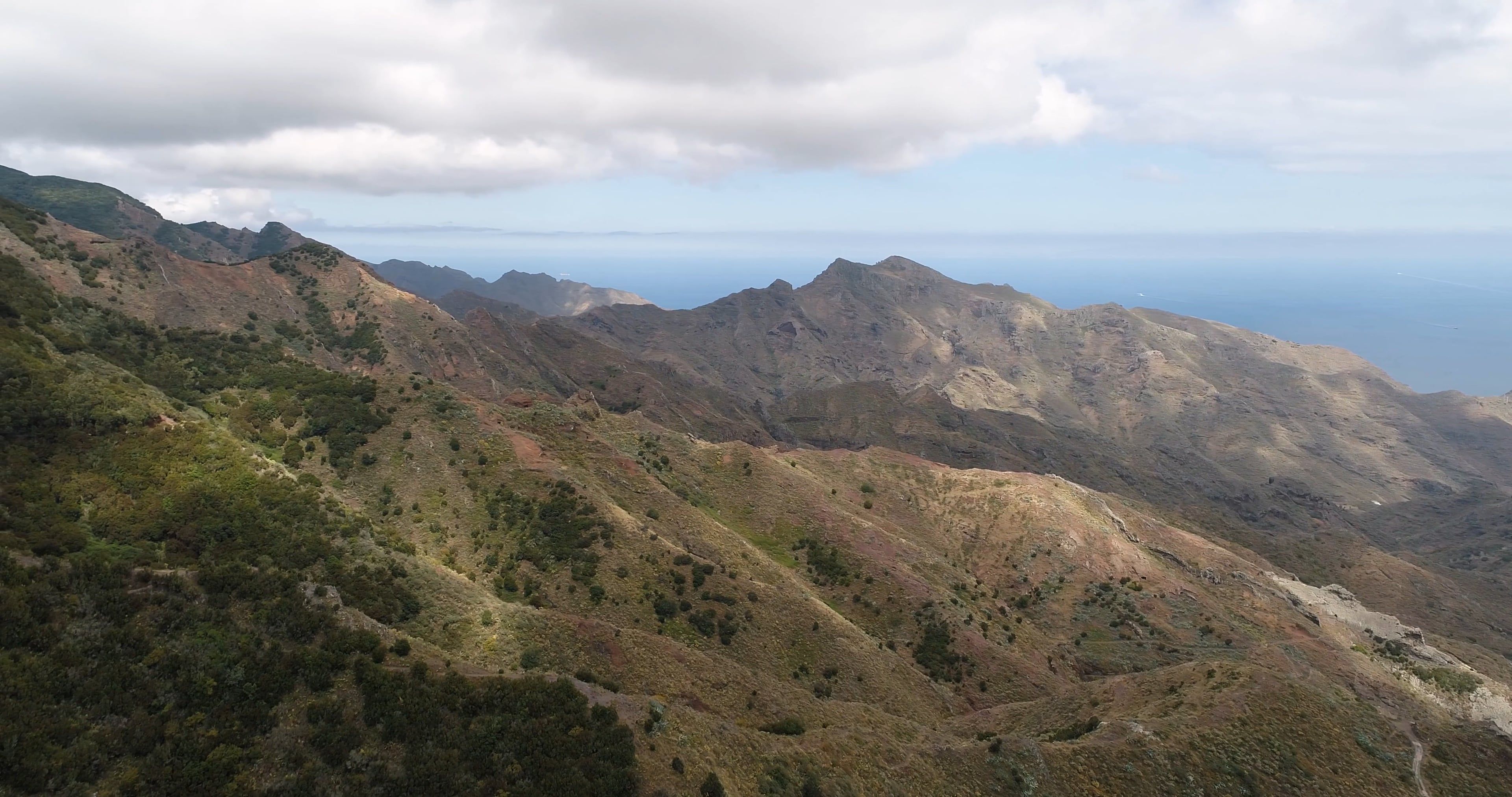 Drone Footage of Mountains by the Sea Free Stock Video Footage, Royalty ...