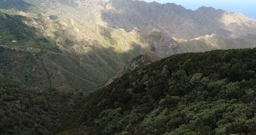 Scenic View of a Mountain Range 