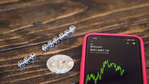 Close Up Video of a Coin Beside a Cellphone