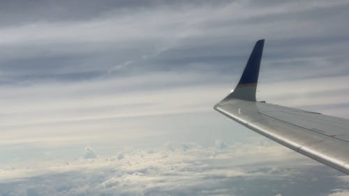 View From Airplane Window Seat