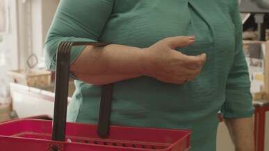 person inside a grocery store