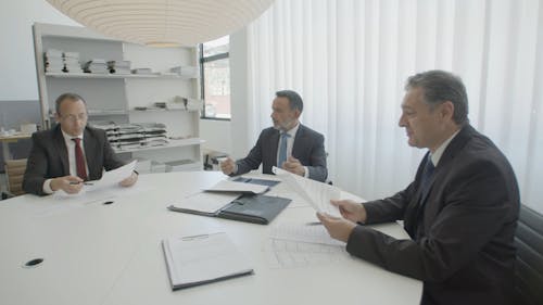 Businessmen Having An Agreement