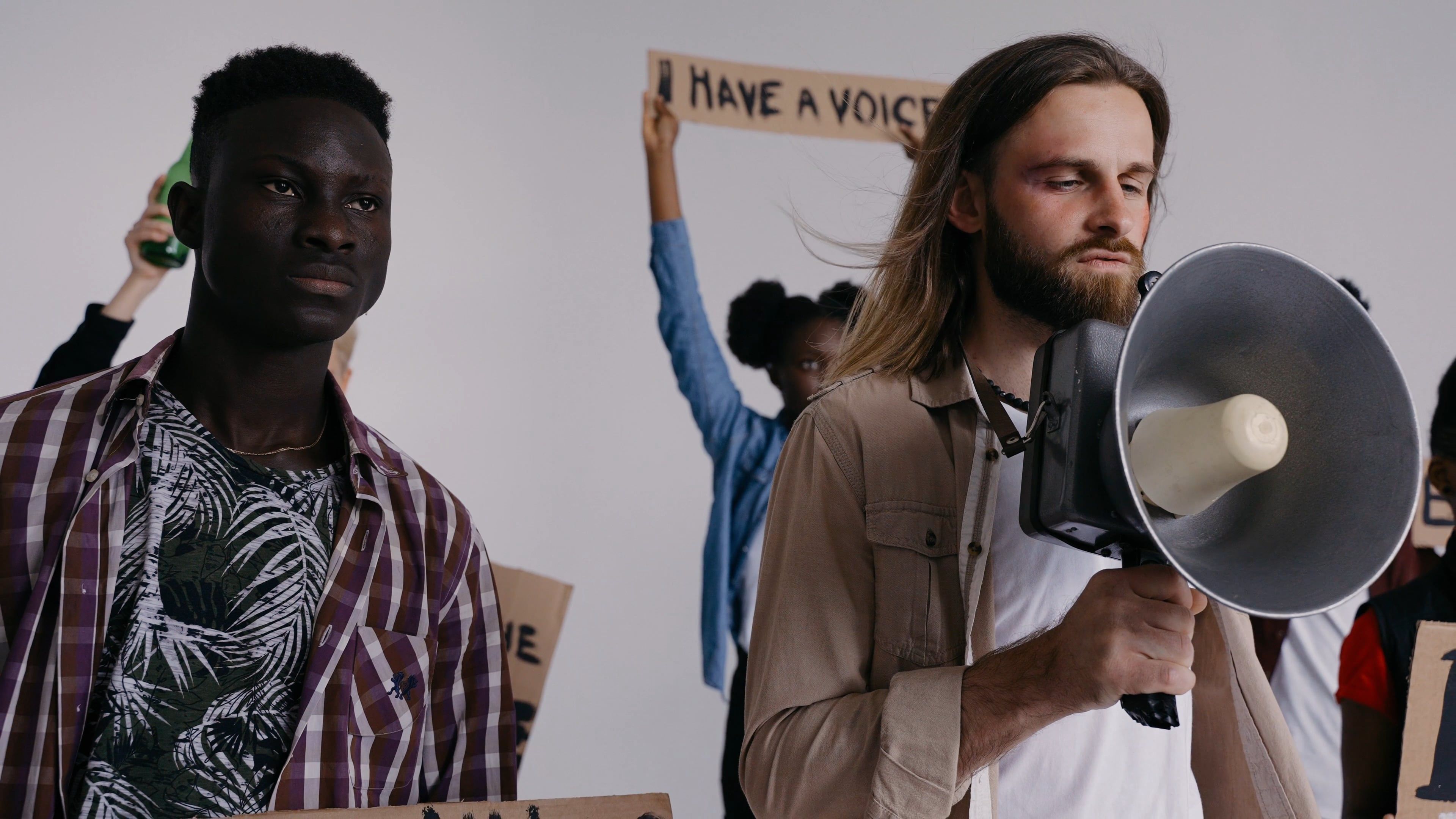Group Of People Protesting · Free Stock Video