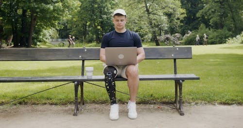 Man using Laptop