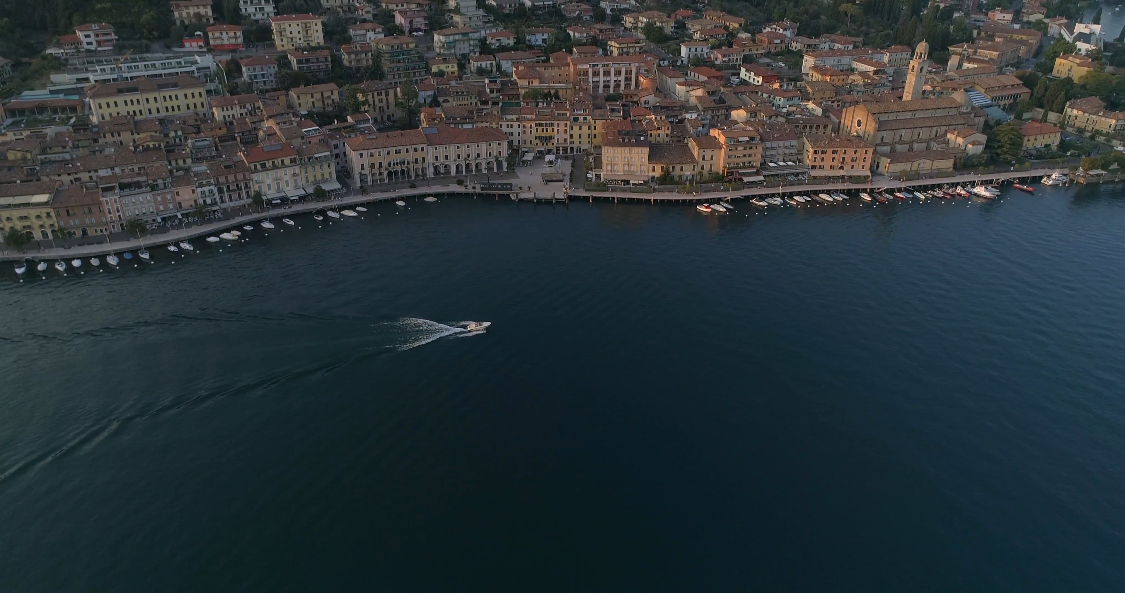 Drone Footage of a Coastal Town Free Stock Video Footage, Royalty-Free ...
