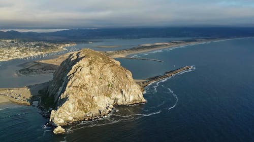 Drone Footage of an Island at Daytime