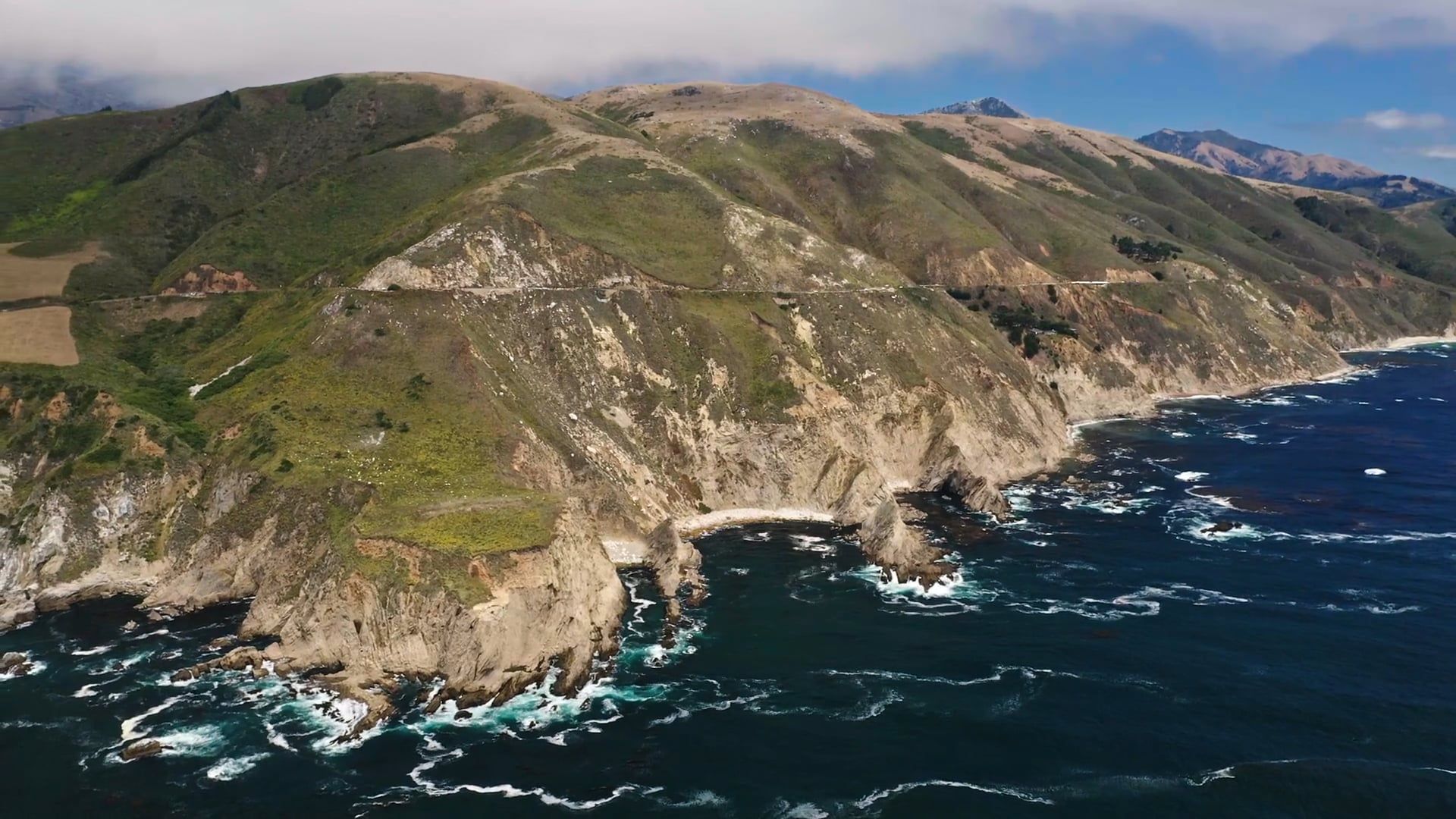 Drone Footage of a Coast Free Stock Video Footage, Royalty-Free 4K & HD ...