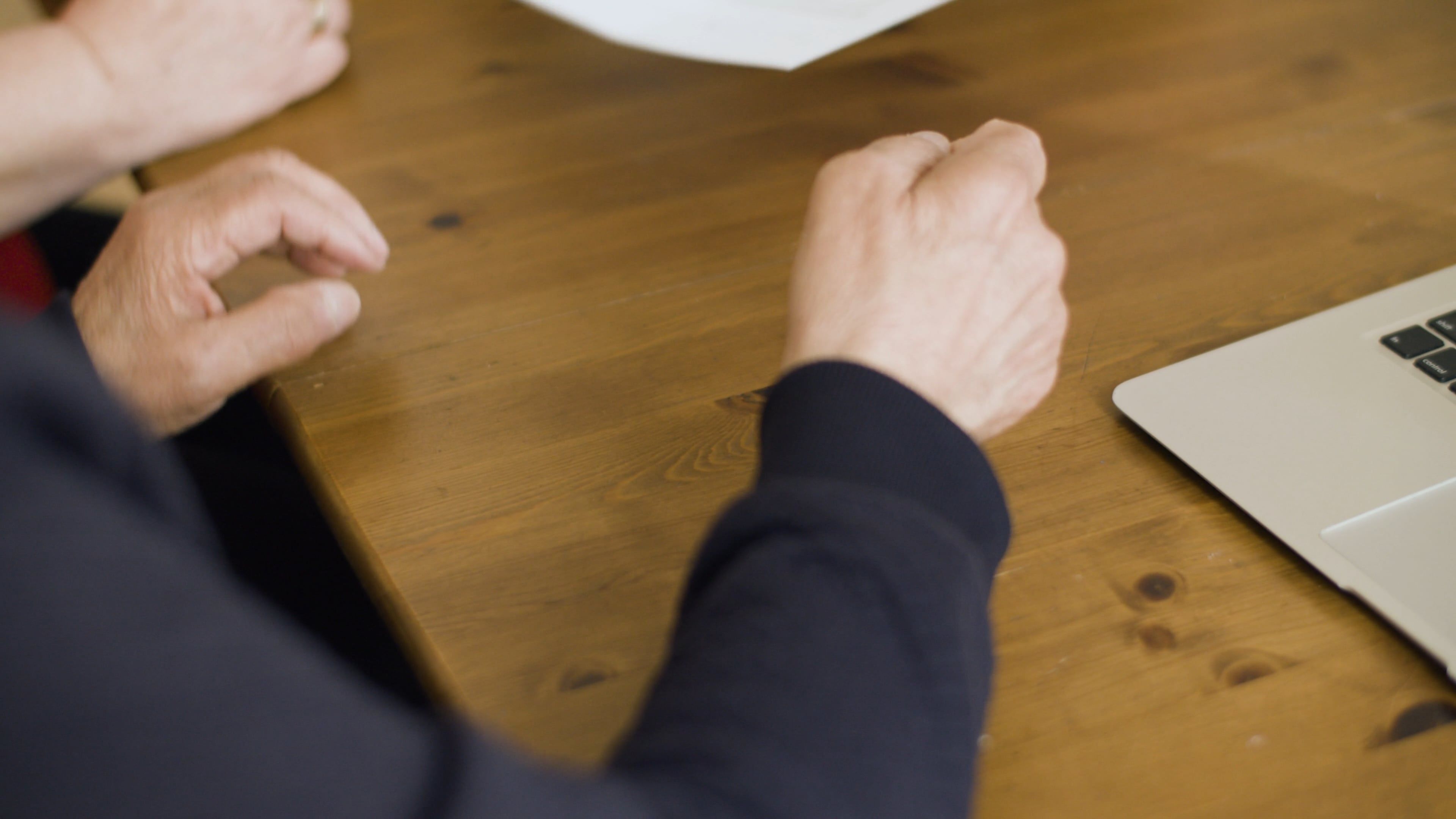 Elderly Person Signing a Contract · Free Stock Video