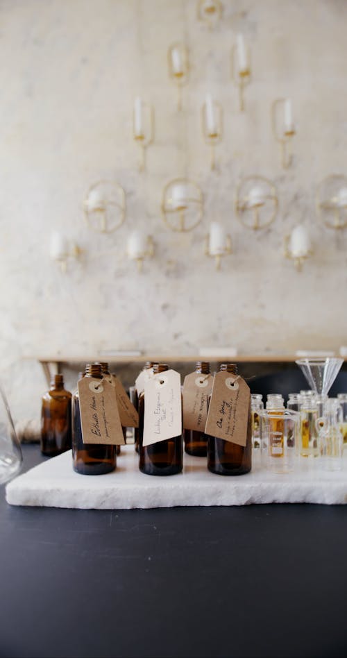 Perfume Bottles With Label