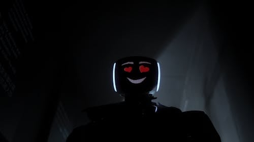 Video of Robot on a Dark Room 