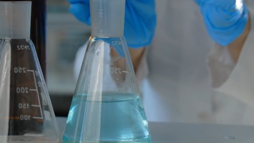 Person Working in a Laboratory