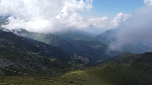 Fogs Formation over the Mountain