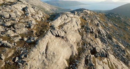 Aerial Footage of a Mountainside