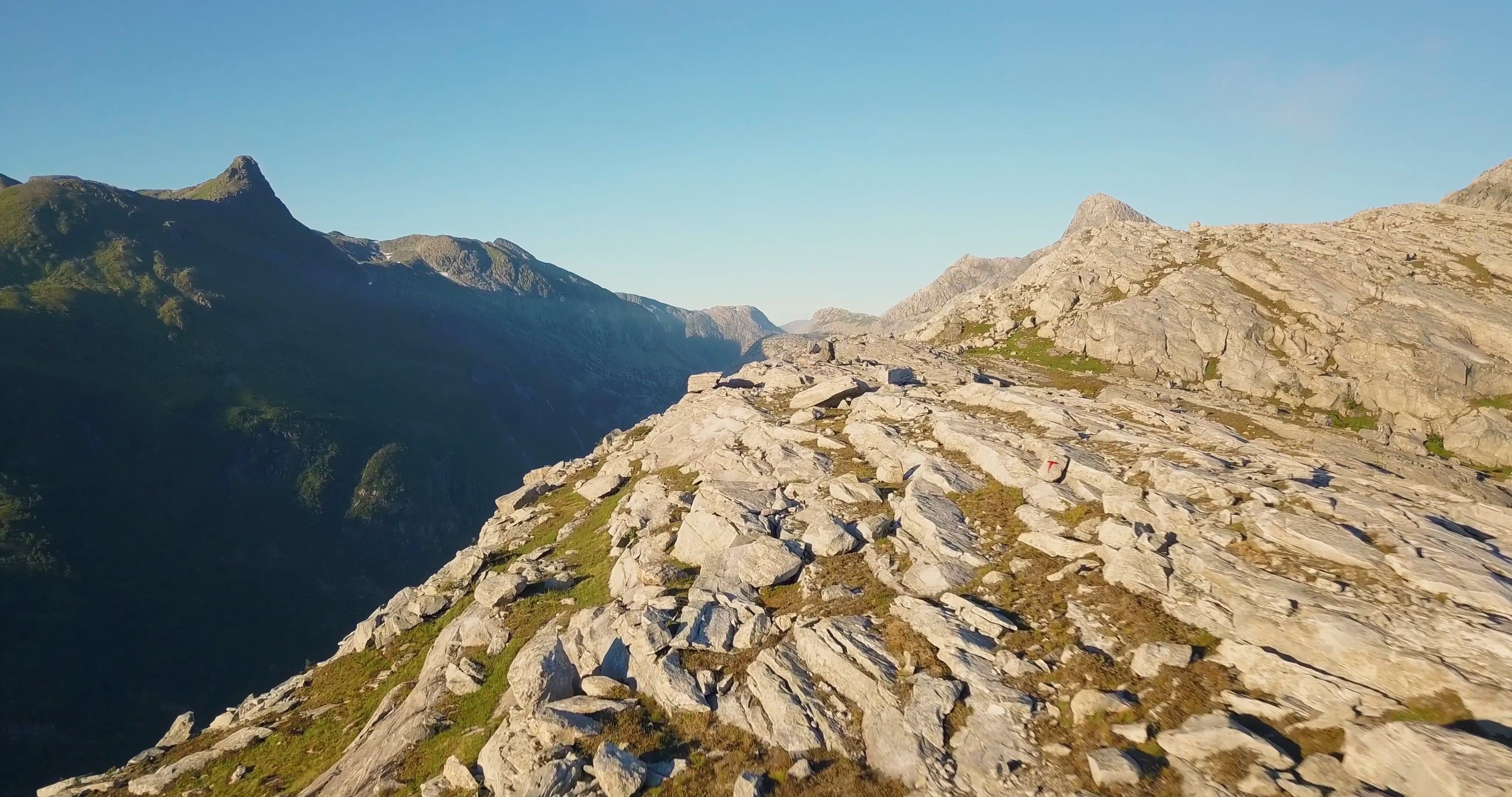 Drone Footage of a Rocky Mountain · Free Stock Video