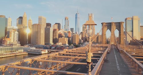 Aerial Shot of City Buildings