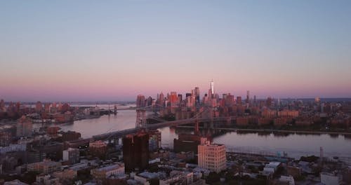 Aerial Footage of a City