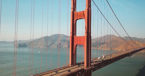 Aerial Shot of a Bridge