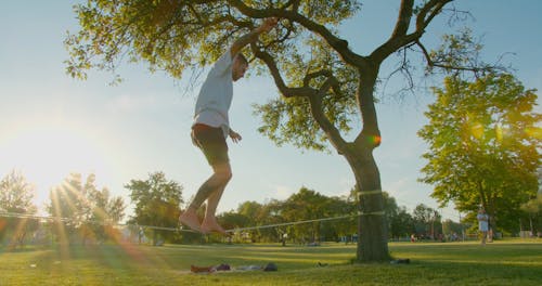 A Man Walking on the Tightrope