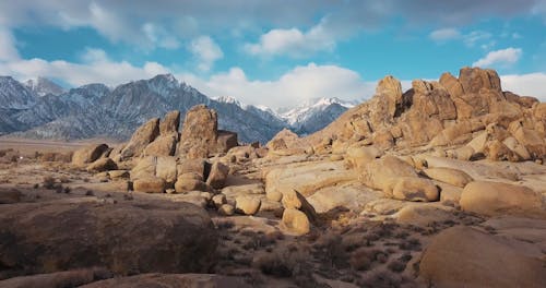 Drone Footage of Rocks 