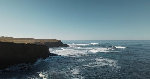 Aerial Footage of a Coast