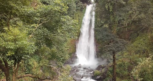 Drone Footage of a Waterfalls