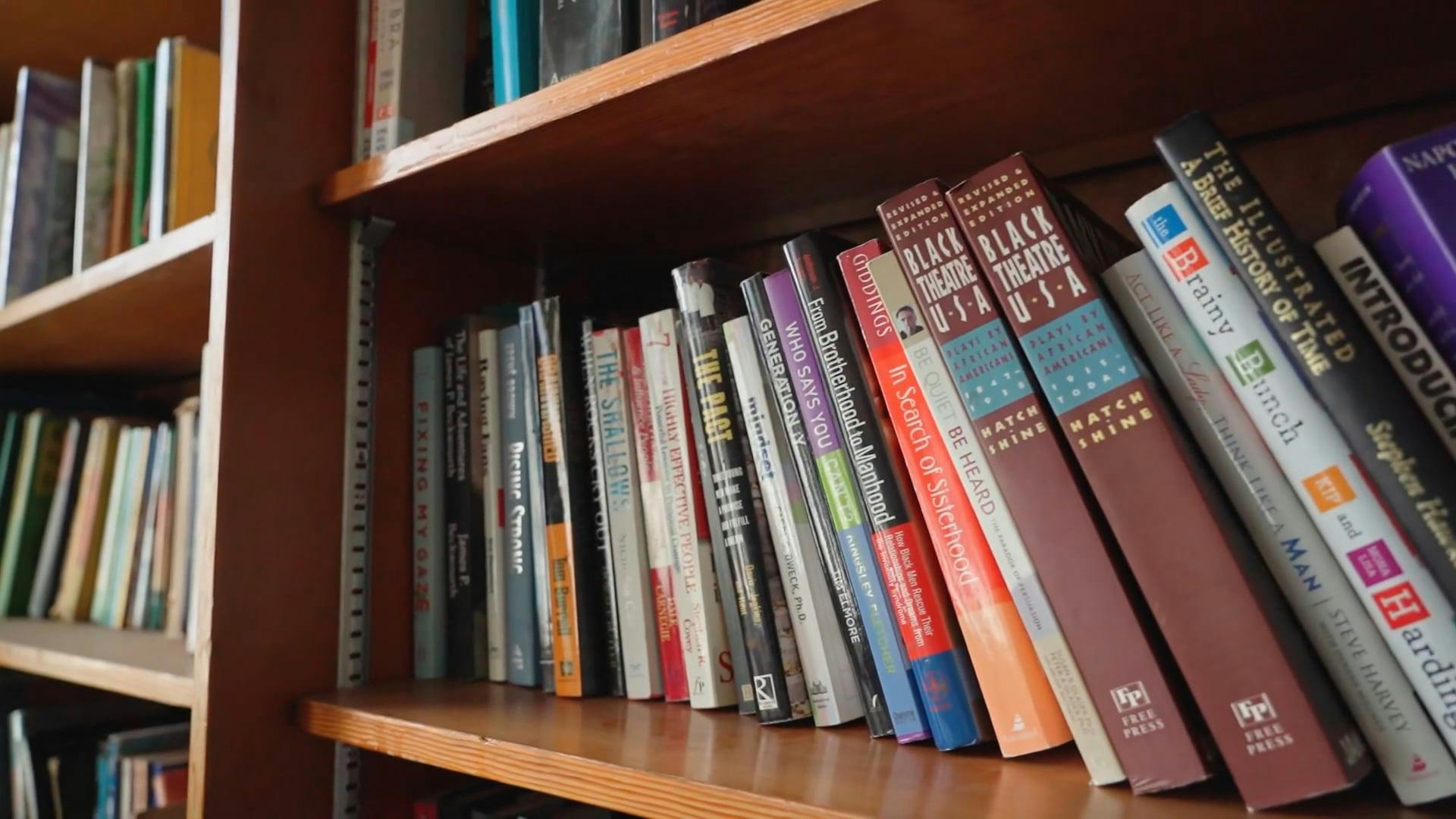 Kostenloses StockVideo mit dem Thema bibliothek, bücher, bücherregale