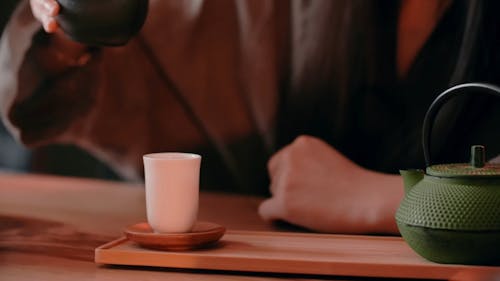 Tea Pouring. Tea Being Poured Into Glass Transparent Tea Cup. Tea Time.  Transparent Glass Teapot and, Food Stock Footage ft. background & brown -  Envato Elements
