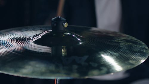 A Close Up of a Cymbal being Played