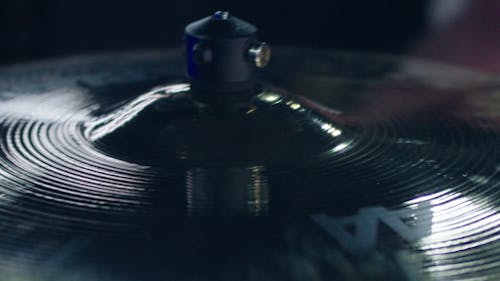 Close-up Shot of Cymbal
