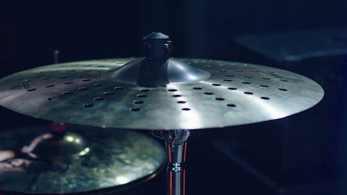 Tracking Shot of a Cymbal