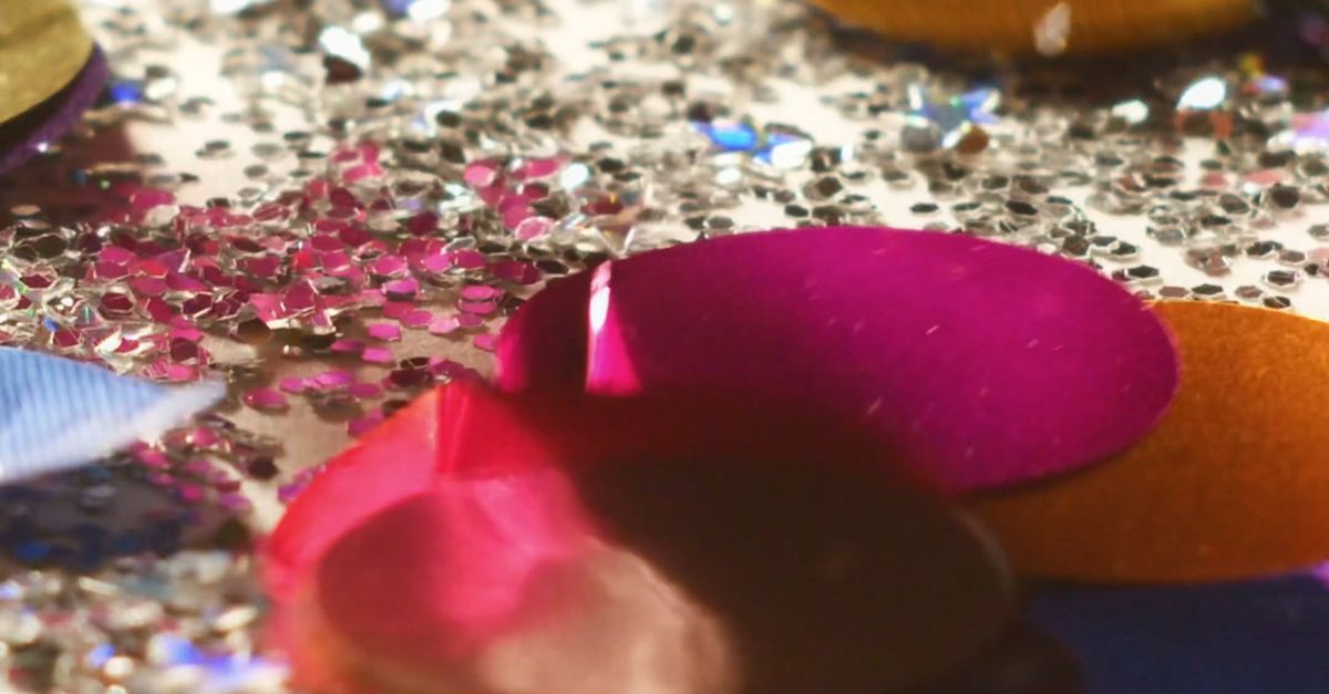 Various Shiny Objects Falling on a Surface Free Stock Video Footage ...