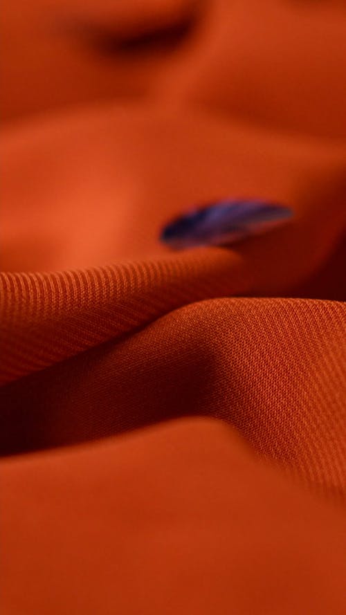 Close Up Shot of an Orange Cloth