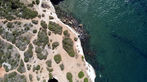 A Beautiful Drone Footage of Algarve Beach
