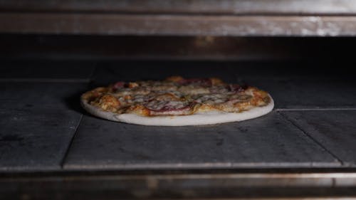 Baking Pizza inside the Oven