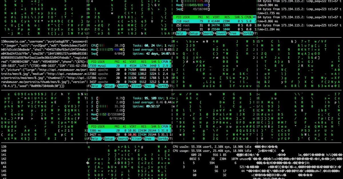 Matrix Console Hacking Code Free Stock Video