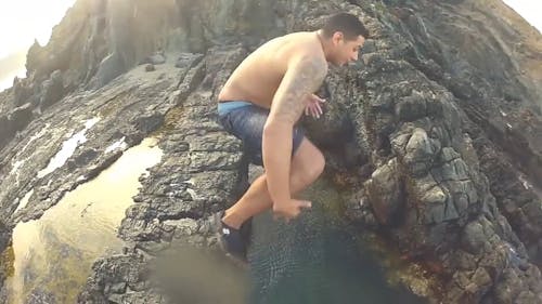 Jumping into Water