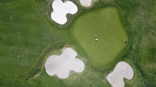 From Above Video Of Golf Course