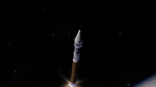 Lanzamiento Del Satélite En órbita