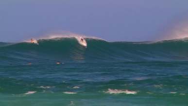 people surfing