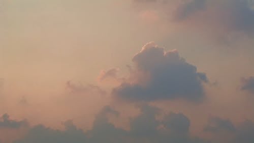 雲と太陽のタイムラプスビデオ