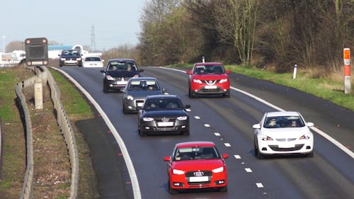 Cars On Highway