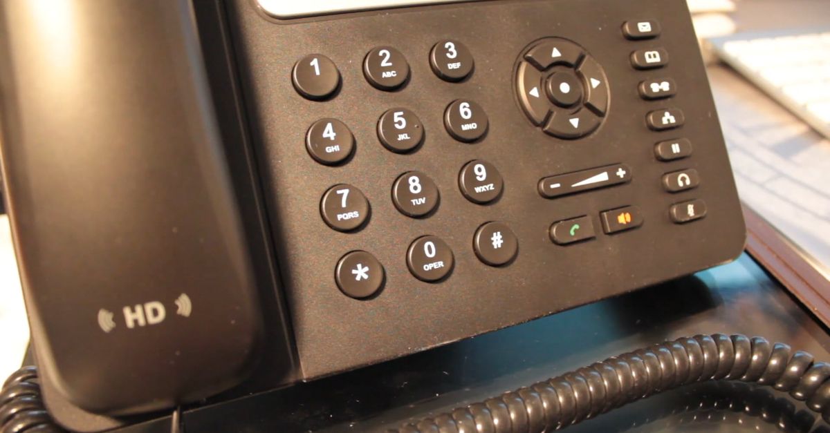 Using a Landline Telephone · Free Stock Video