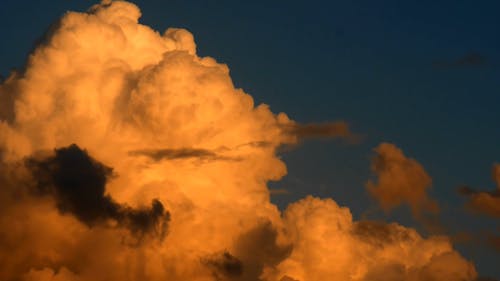 Time Lapse Video Of Clouds During Sunset