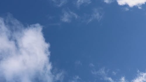 White Clouds on Blue Sky