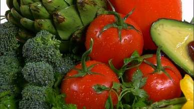 close up video of vegetables