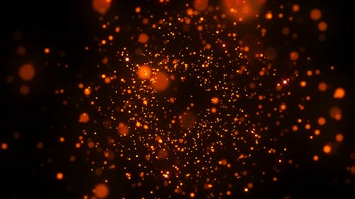 An Animation of Falling Red Glitters