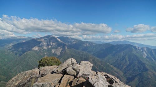 A Magnificent View of the Mountains at Sequoia National Park