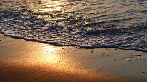 Waves During Sunset