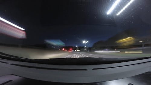 Time Lapse Video Of Car Travel