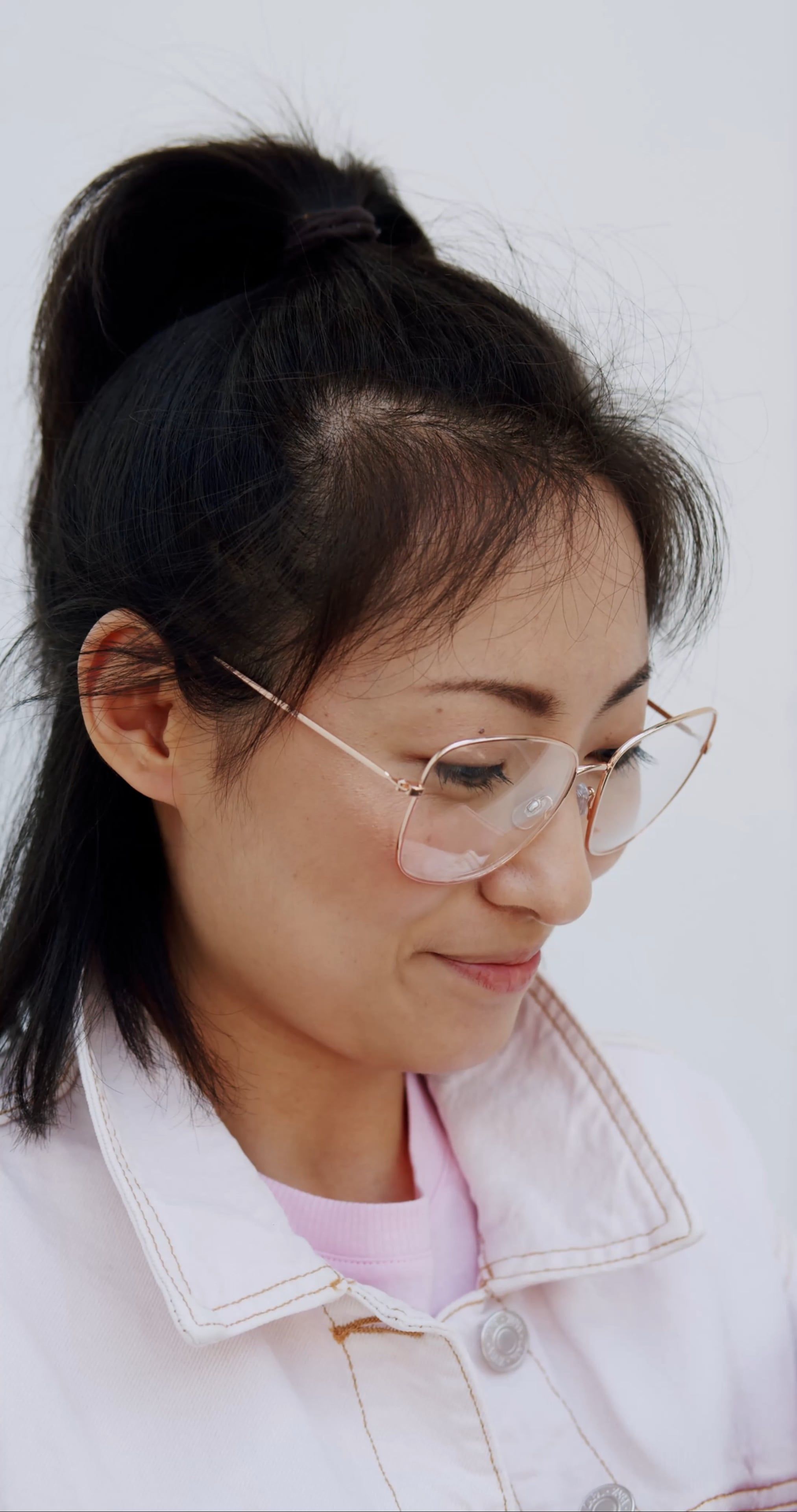 A Woman Shaking Head and Looking Down · Free Stock Video